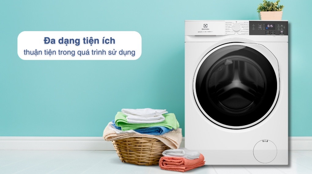 Máy Giặt Sấy Electrolux Inverter Giặt 9Kg + Sấy 6Kg EWW9024P3WC 